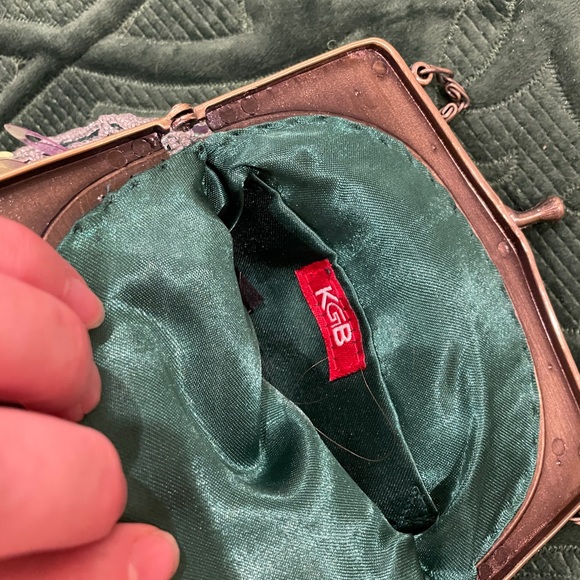 Y2K green beaded purse - Picture 5 of 8